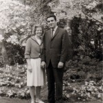 Charlie and Joan in Seattle park, spring 1963