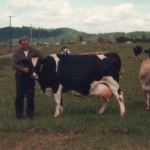 With Jewell in Salkum, 1976