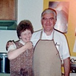 With Joan, Soldotna Bible Church, 10-7-88