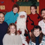 Fam at Nordstrom's, Dec 1993