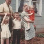 Family in Salkum, Easter 1974