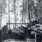 Foundation for AFrame in Sitka, fall 1967