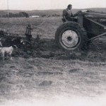 On Tractor, Anna, Lydia, dogs, 1975, Salkum