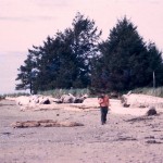 Daddy on Beach